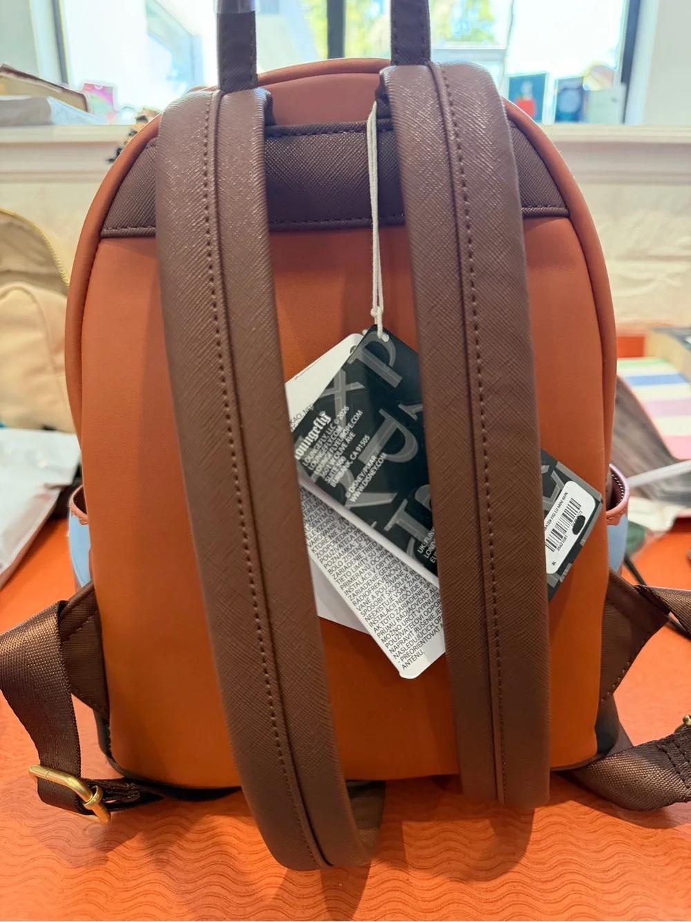 Kids' Brown Tow Mater Character Mini Backpack